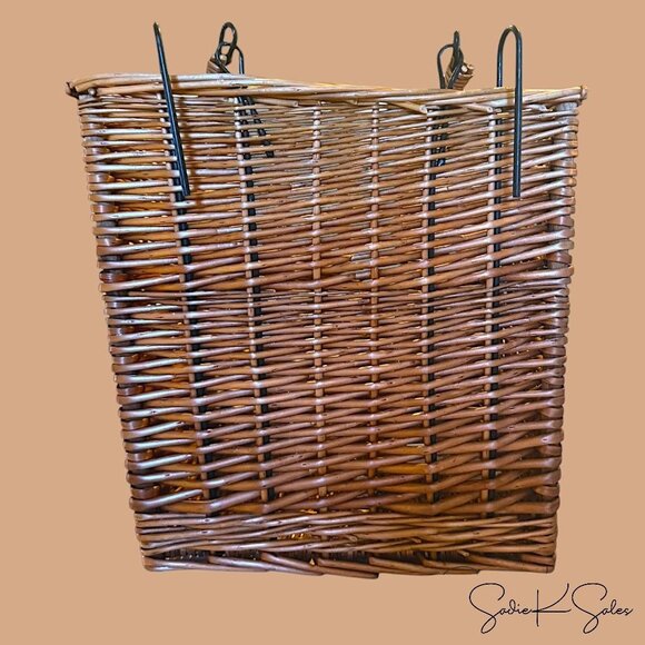 Kate Spade New York x Target Woven Bicycle Basket Natural Willow - Spring 2025‎ - Picture 3 of 8
